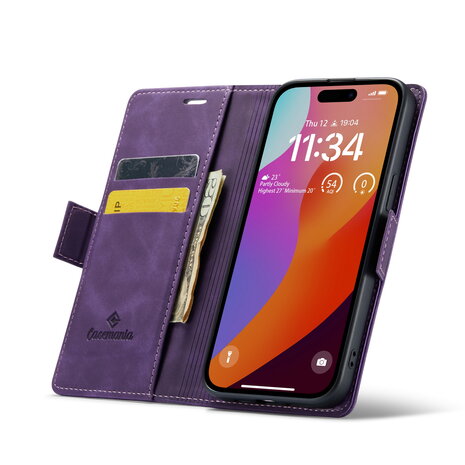 iPhone 15 Pro Max Deep Purple - MagSafe Book Case