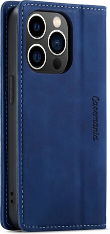 iPhone 14 Pro Max Navy Blue - Book Case