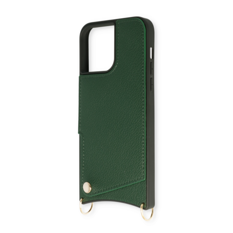 iPhone 14 Pro Max Groen - Back Cover met Bandje