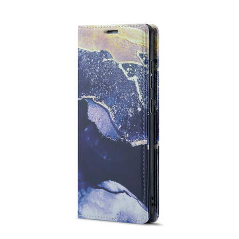 Samsung A53 Blue Sodalite - Marmer Book Case