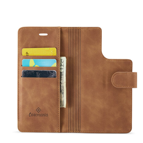 iPhone 15 Pro Sienna Brown - 2 in 1 MagSafe Book Case