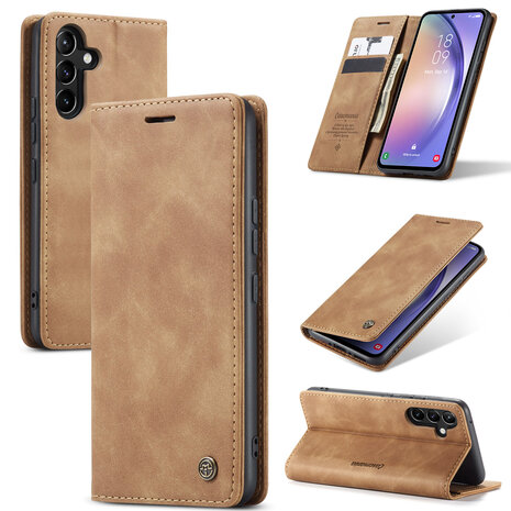 Samsung S24 Plus Sienna Brown - Book Case