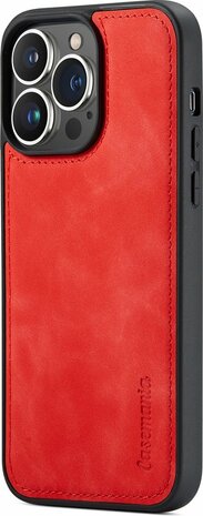 iPhone 14 Pro Max Crimson Red - 2 in 1 Book Case