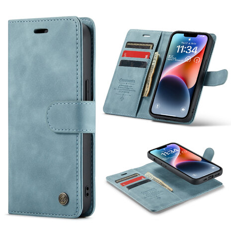 iPhone XR Aqua Blue - 2 in 1 Book Case