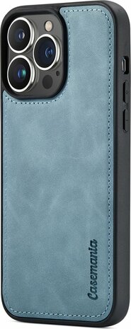 iPhone 14 Pro Max Aqua Blue - 2 in 1 Book Case