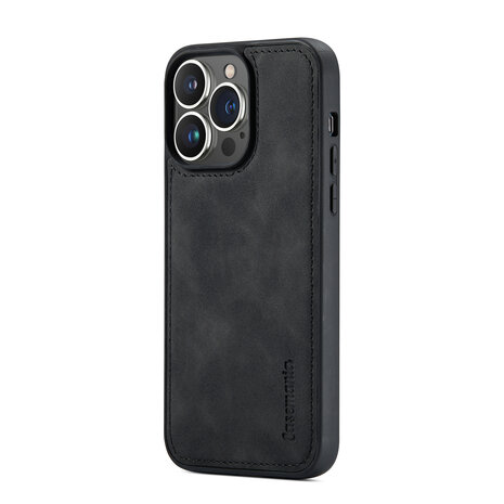 iPhone 15 Pro Charcoal Gray - 2 in 1 Book Case