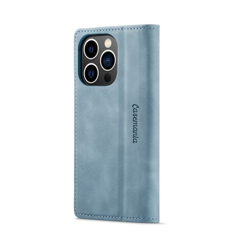 iPhone 15 Pro Max Aqua Blue - Book Case