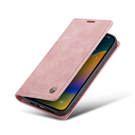 iPhone 15 Pro Pale Pink - Book Case