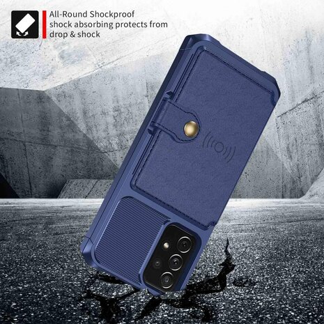 Samsung A53 - Blauw - RFID Back Cover