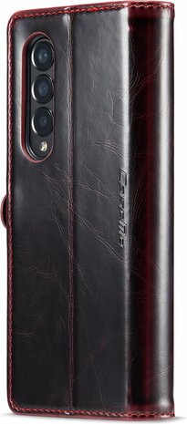 Samsung Z Fold 3 Crimson Red - Book Case