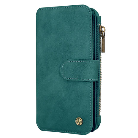 Samsung S23 Ultra Emerald Green - 2 in 1 Book Case met Rits