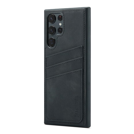 Samsung S25 Ultra - Back Cover met Kaarthouder - Charcoal Gray