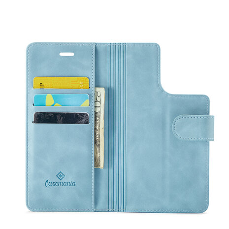 iPhone 15 Pro Max Aqua Blue - 2 in 1 MagSafe Book Case