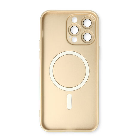 iPhone 14 Pro Max Goud - MagSafe Matte TPU