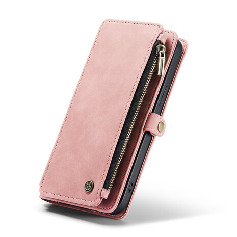 iPhone 15 Pro Pale Pink - MagSafe Book Case met Rits