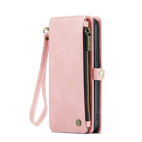 iPhone 15 Pro Pale Pink - MagSafe Book Case met Rits