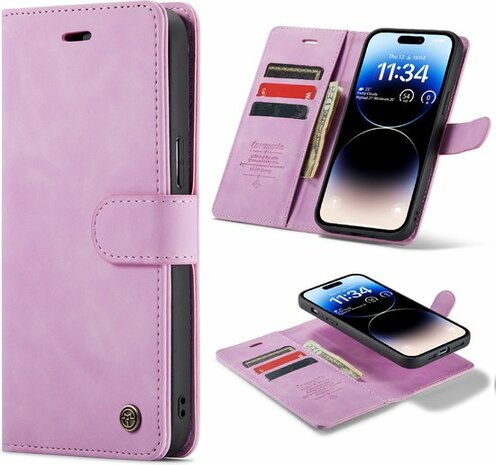 iPhone 14 Pro Max Pastel Lila - 2 in 1 Book Case