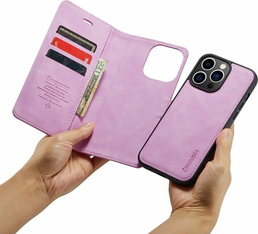 iPhone 14 Pro Max Pastel Lila - 2 in 1 Book Case