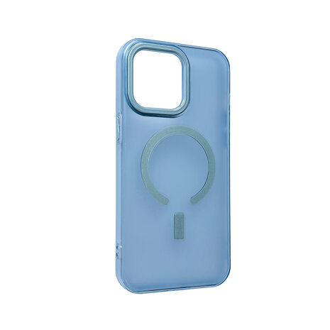 iPhone 15 Pro Blauw - Extra Stevig TPU Back Cover - Geschikt voor Magsafe