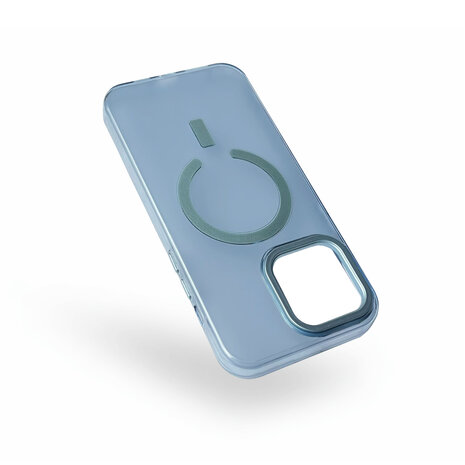 iPhone 15 Pro Blauw - Extra Stevig TPU Back Cover - Geschikt voor Magsafe