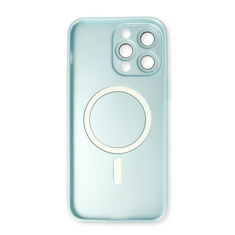 iPhone 15 Pro Max Licht Blauw - MagSafe Matte TPU