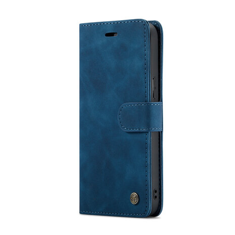 iPhone 15 Pro Navy Blue- 2 in 1 Book Case