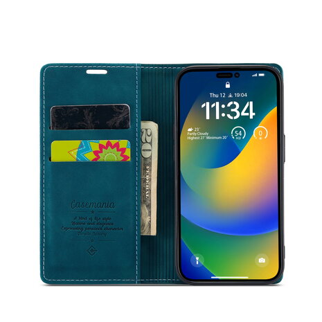 iPhone 15 Pro Emerald Green - Book Case