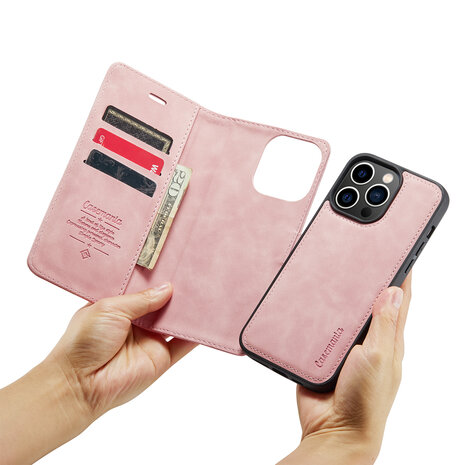 iPhone 15 Pro Max Pale Pink - 2 in 1 Book Case