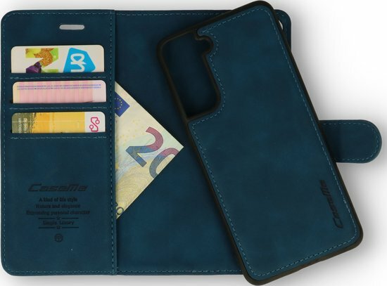 Samsung S23 Ultra Navy Blue - 2 in 1 Magnetic Book Case