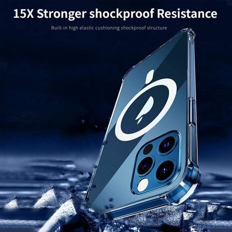 iPhone 12 Transparant - Magsafe Anti Shock