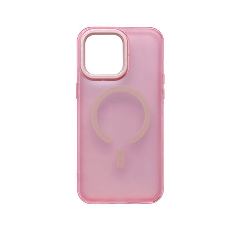 iPhone 15 Pro Max Roze - Extra Stevig TPU Back Cover - Geschikt voor Magsafe