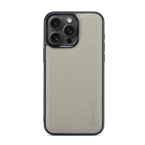 iPhone 16 Pro - 2 in 1 Book Case - Smoke Gray