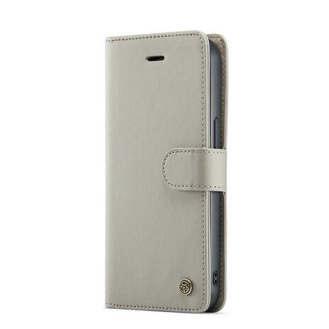 iPhone 16 Pro - 2 in 1 Book Case - Smoke Gray