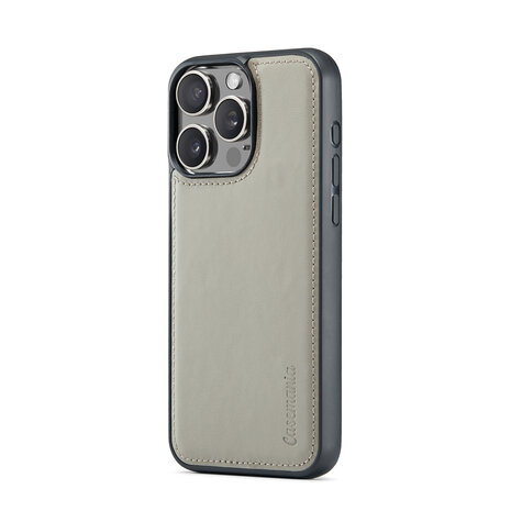 iPhone 16 Pro - 2 in 1 Book Case - Smoke Gray