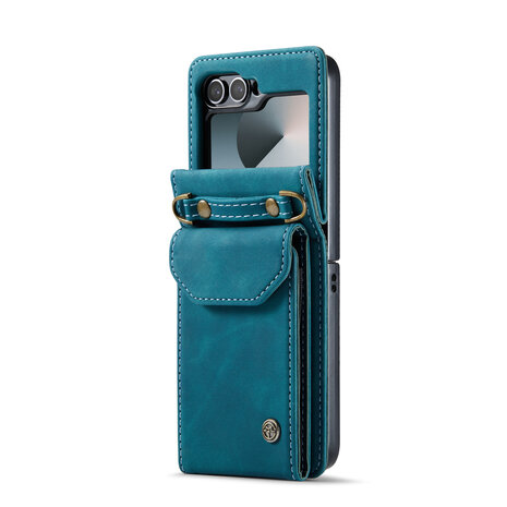 Samsung Flip 6 - Emerald Green - Book Case met Koord