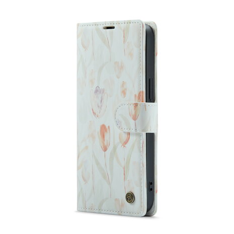 iPhone 14 Pro Max met Tulpen Print - Book Case