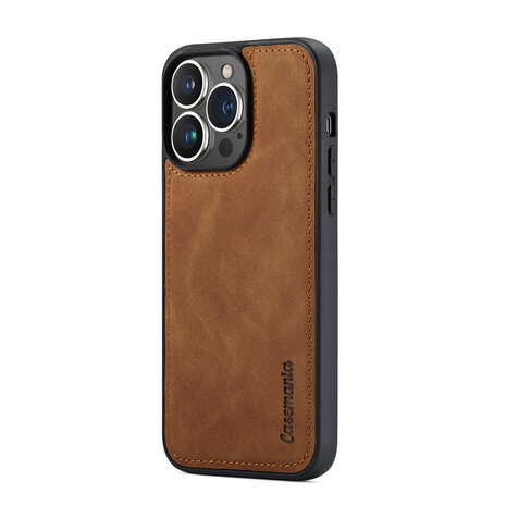 iPhone 15 Pro Sienna Brown - 2 in 1 Book Case