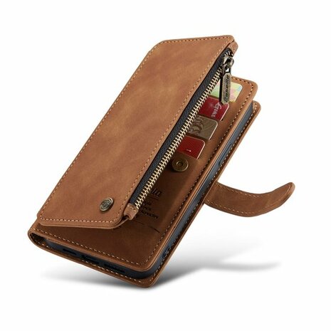 iPhone 14 Pro Max Sienna Brown - Book Case met Rits