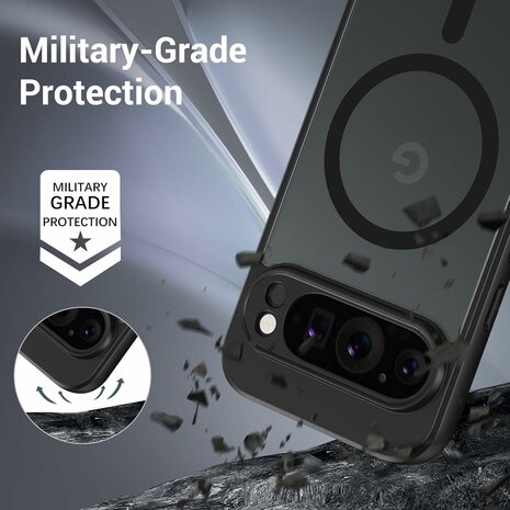 Pixel 9 Pro XL - Zwart - Matte Armor - Geschikt voor MagSafe