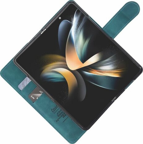 Samsung Z Fold 4 Emerald Green - Book Case