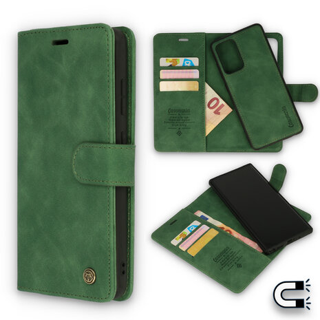 iPhone 14 Pro Max Olive Green - 2 in 1 Book Case