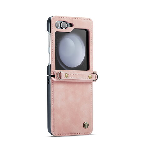 Samsung Flip 6 - Pale Pink - Book Case met Koord