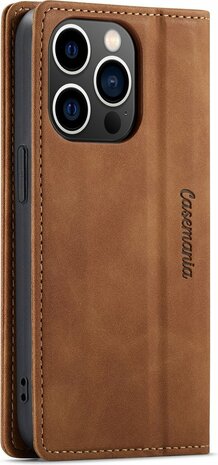 iPhone 14 Pro Max Sienna Brown - Book Case