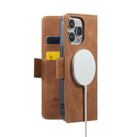 iPhone 15 Pro Sienna Brown - MagSafe Book Case