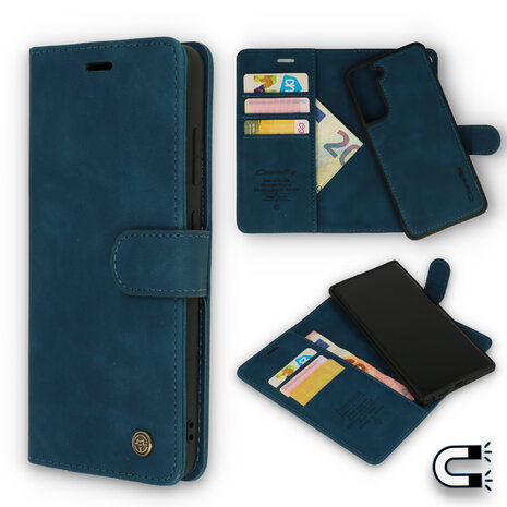 iPhone XR Navy Blue - 2 in 1 Book Case