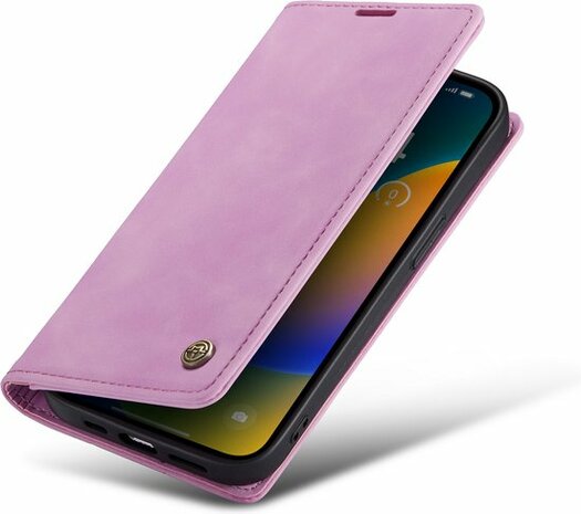 iPhone 14 Pro Max Pastel Lila - Book Case