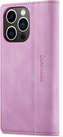 iPhone 14 Pro Max Pastel Lila - Book Case