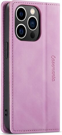 iPhone 14 Pro Max Pastel Lila - Book Case