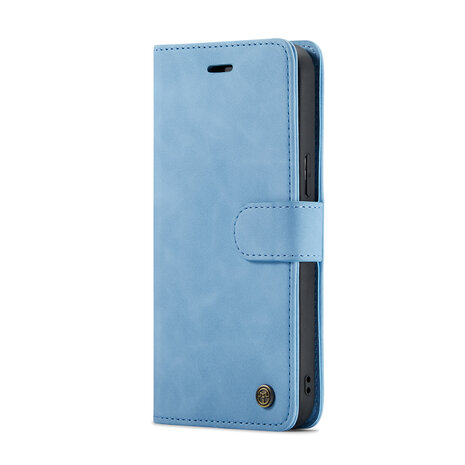 iPhone 12 &amp; 12 Pro Sky Blue - 2 in 1 Book Case