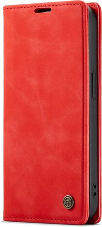 iPhone 14 Pro Max Crimson Red - Book Case